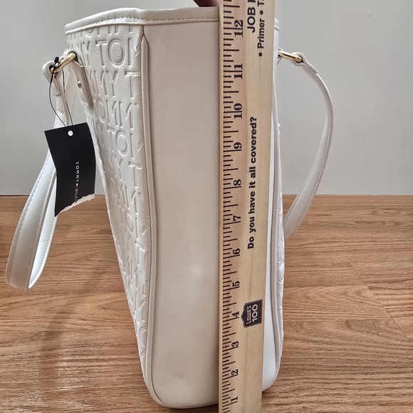 Tommy Hilfiger Women's White Tote Logo Shoulder Bag One‎ Size NEW *Please Read - Picture 14 of 16